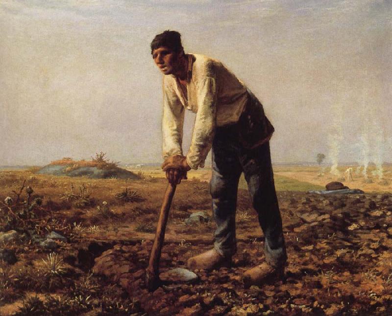 Jean Francois Millet The man with the Cut Germany oil painting art